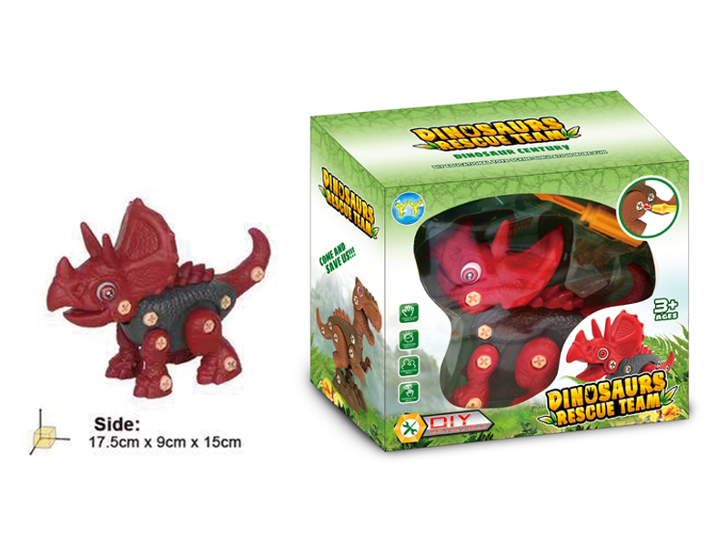 Assemblable Triceratops+Manual Screwdriver