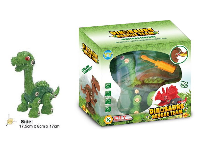 Assemblable Brachiosaurus+Manual Screwdriver