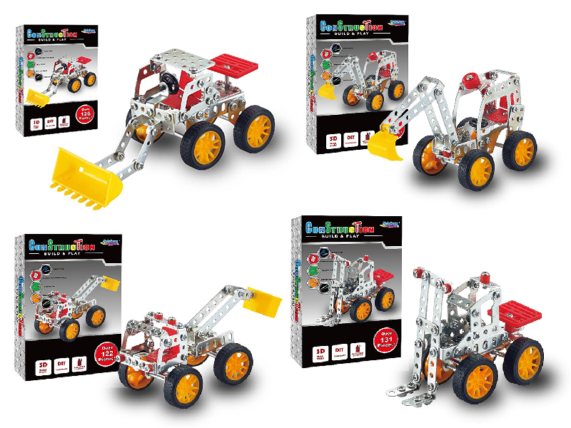 DIY Assembly Metal Loader/Excavator/Crane/Forklift