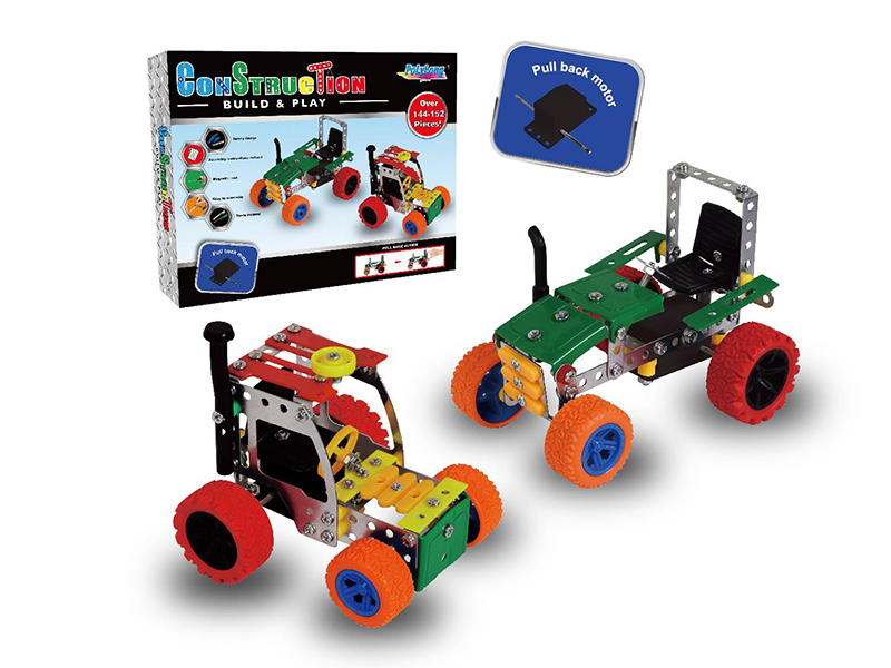 DIY Assembly Metal Pull Back Toys