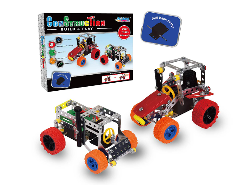 DIY Assembly Metal Pull Back Toys