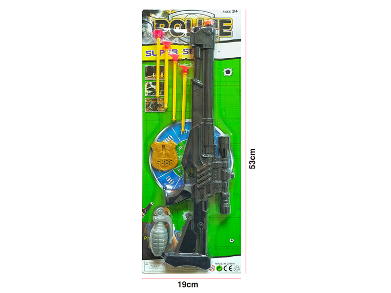 Soft Bullet Gun Police Toy