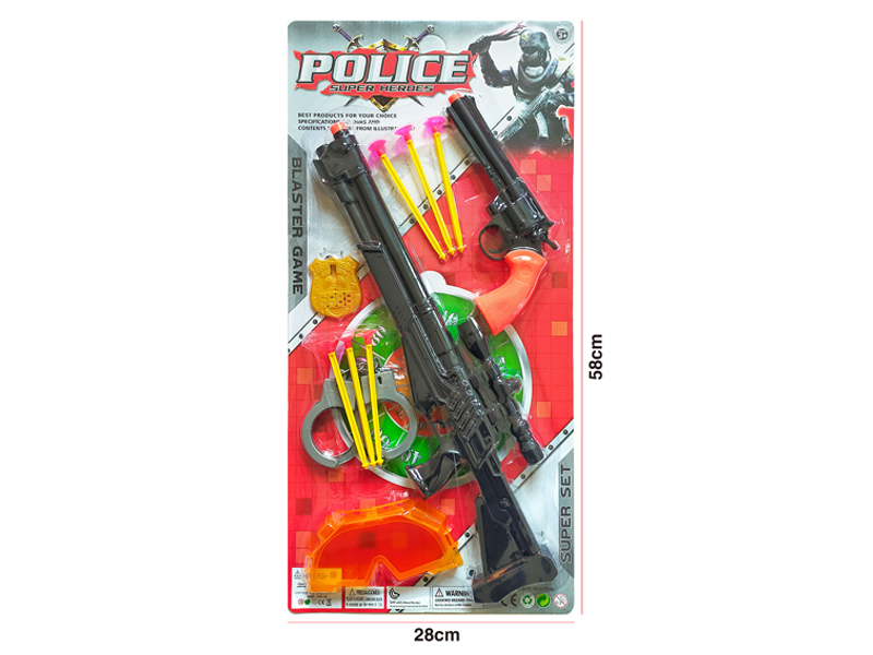 Soft Bullet Gun Police Toy