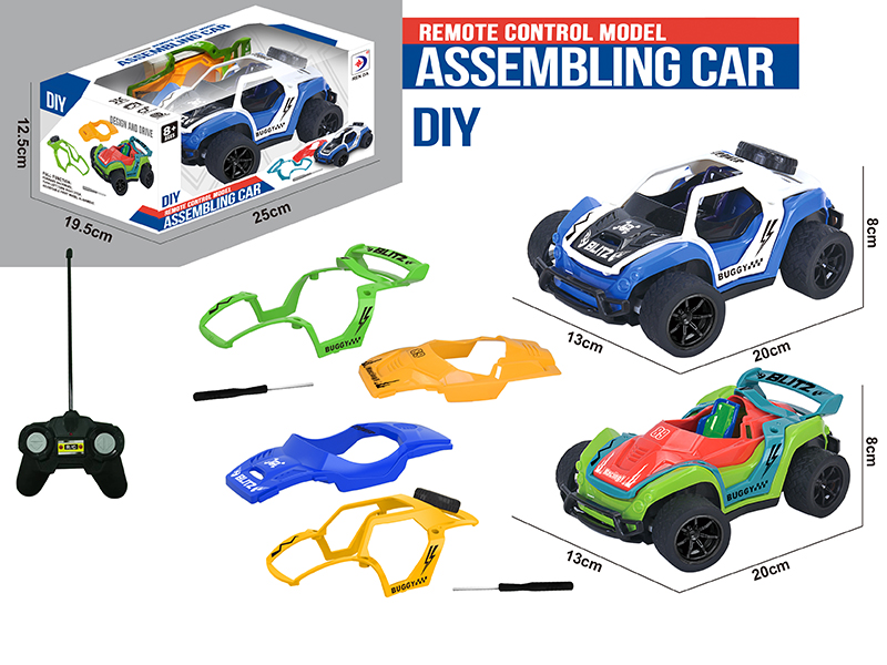 1:16 4 Channel Remote Control Model DIY Assembling Car