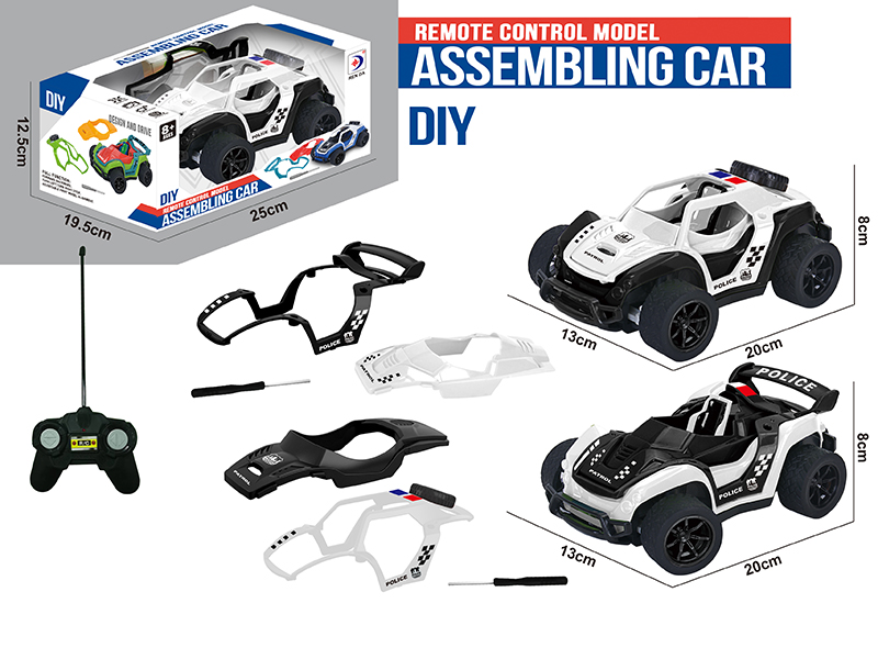 1:16 4 Channel Remote Control Model DIY Assembling Car