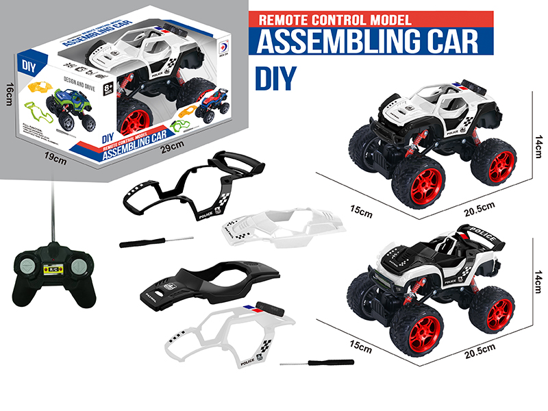 1:16 4 Channel Remote Control Model DIY Assembling Car
