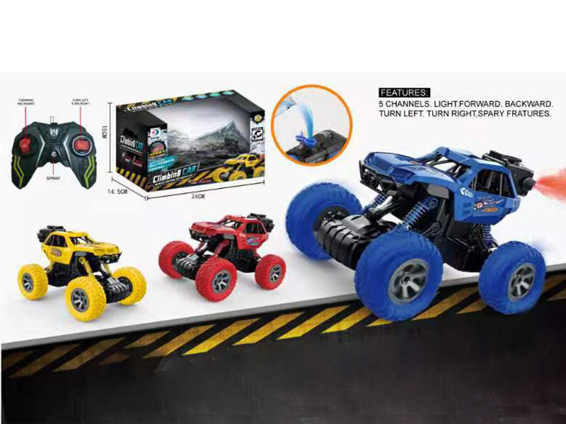 1:20 5-Channel Remote Control Spray Climbing Car