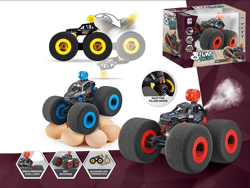 Remote Control Sponge Wheel Spray Climbing Car