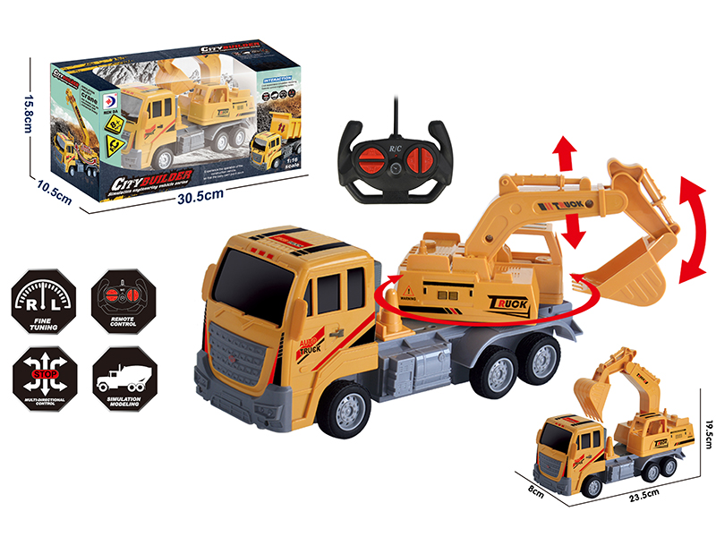 4-Channel Remote Control Engineering Excavator