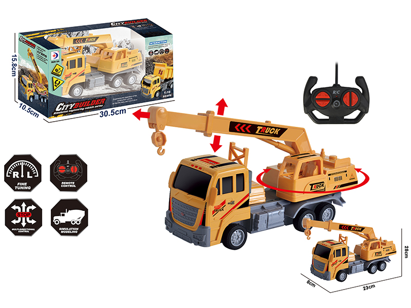 4-Channel Remote Control Engineering Crane