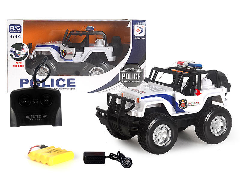1:14 Remote Control Jeep Police Car