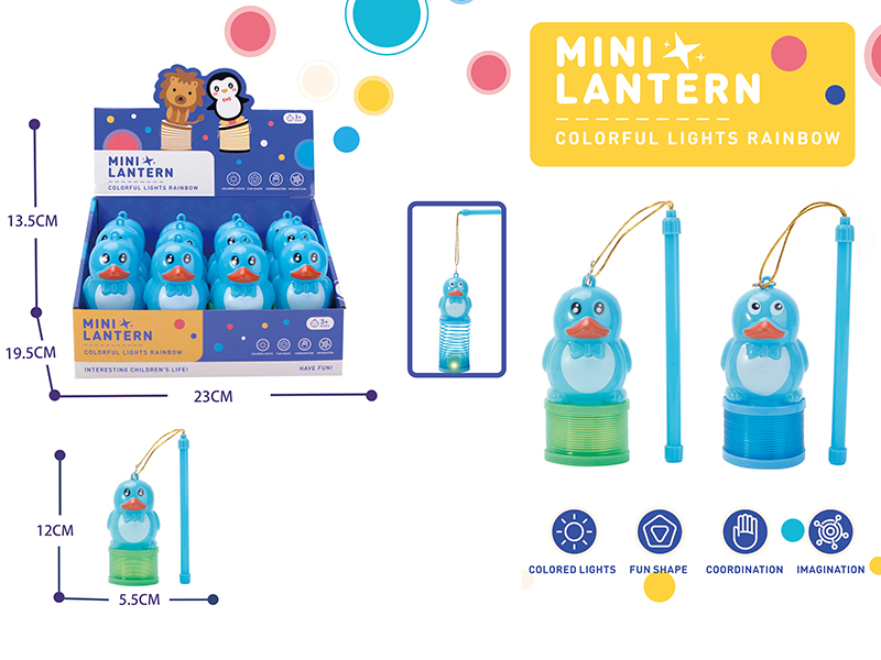 Penguin Lantern Rainbow Springs 12pcs