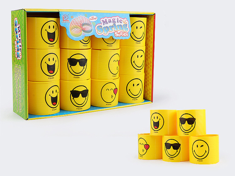 12pcs QQ Emoji Rainbow Springs
