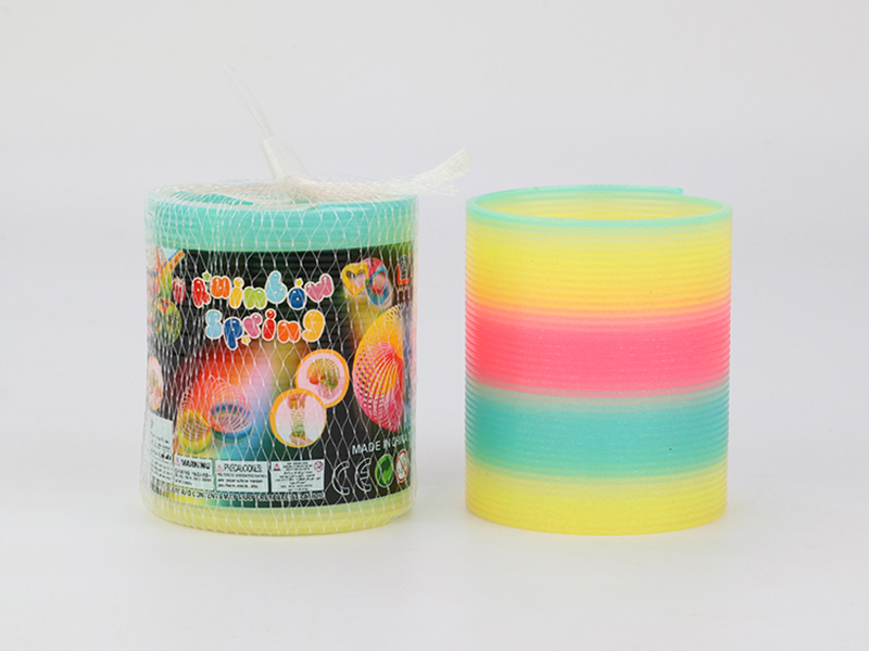 10cm Glow In The Dark Rainbow Spring