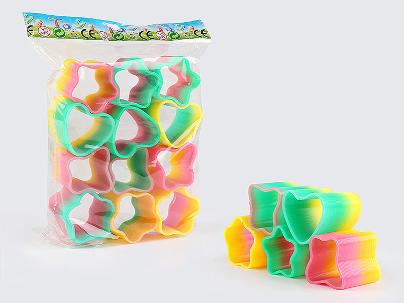 12pcs Multi-Shape Rainbow Springs