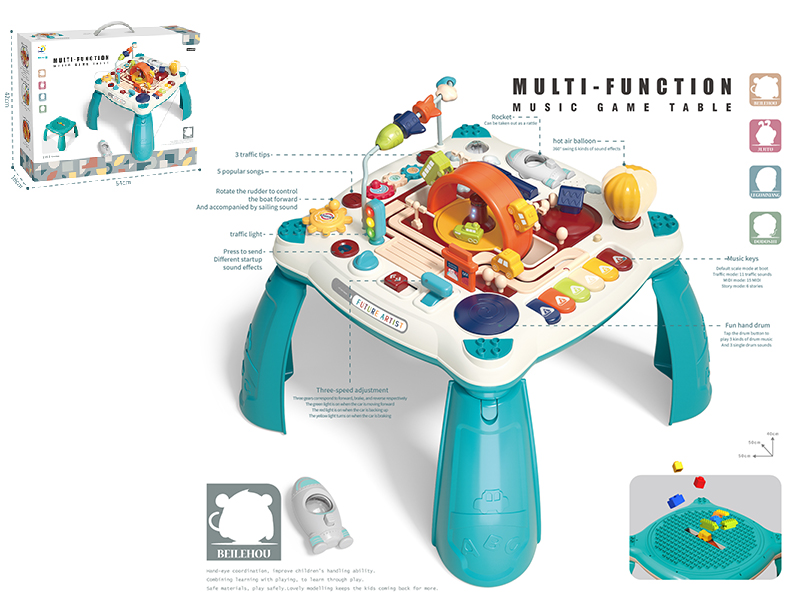 Multi-Function Music Game Table