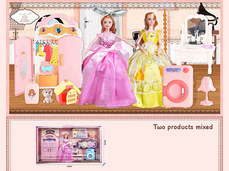 30cm Fashion Doll Bedroom Set