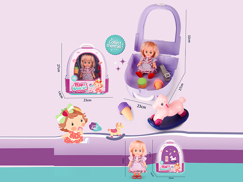 Sweetmeats Toy Set Doll Backpack
