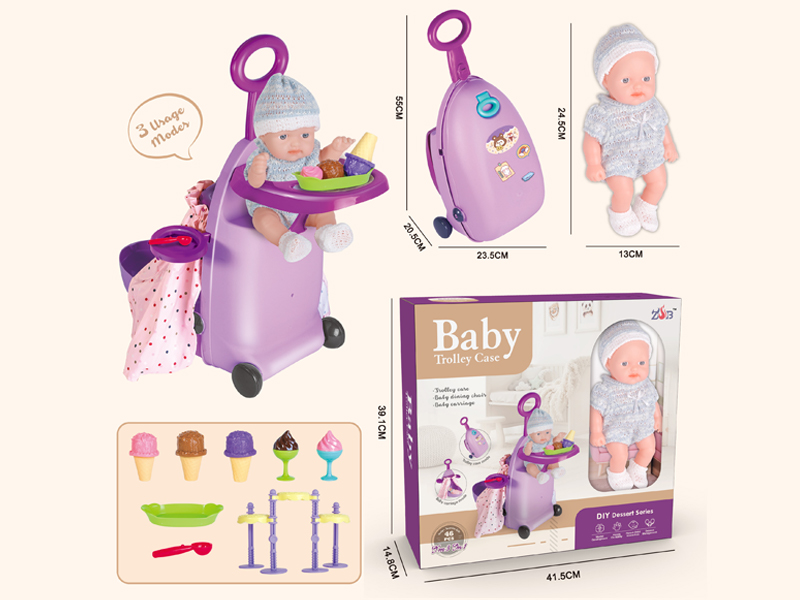 Luggage Dessert Doll Set