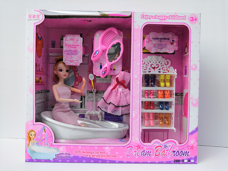 Fashion Doll Dream Bathroom Set