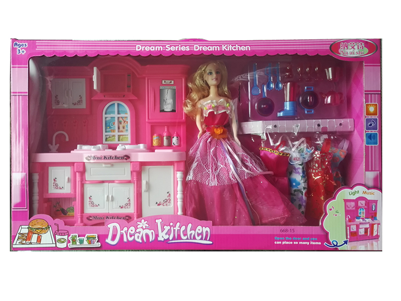 Fashion Doll Dream Kitchen Set