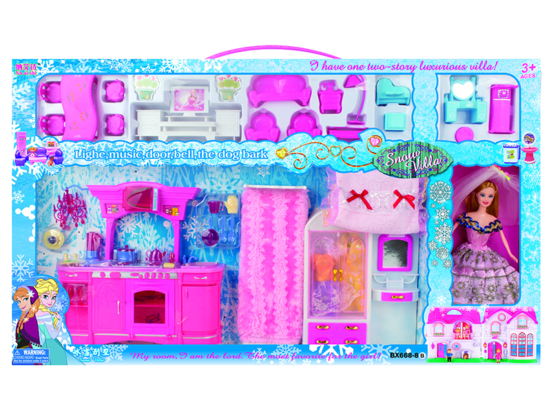 Fashion Doll Villa Set