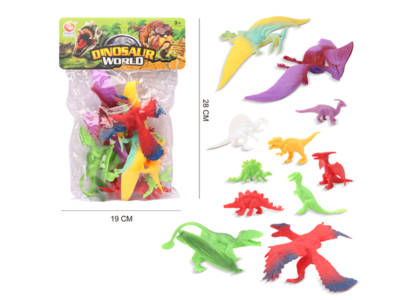 11PCS Dinosaur World
