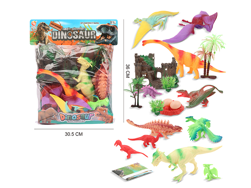 20PCS Dinosaur World