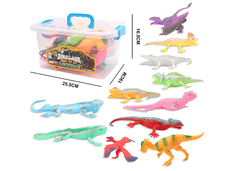 11PCS Dinosaur World