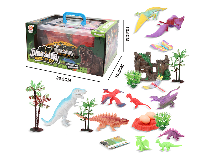22PCS Dinosaur World