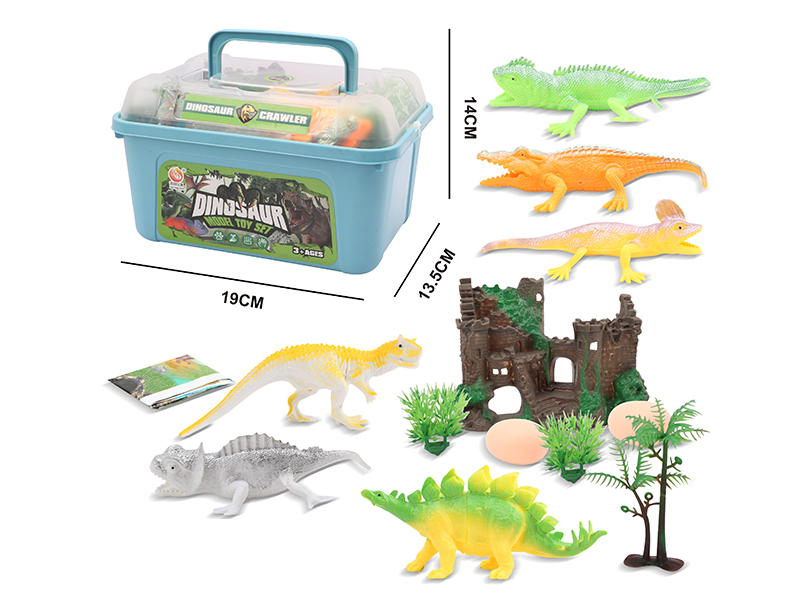 13PCS Dinosaur World