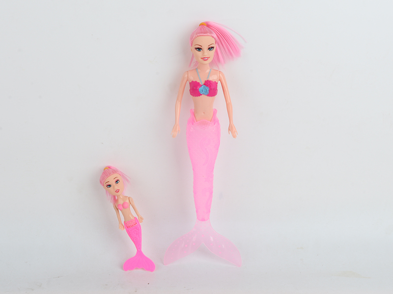 30cm Mermaid With Light + 14cm Mermaid With Light