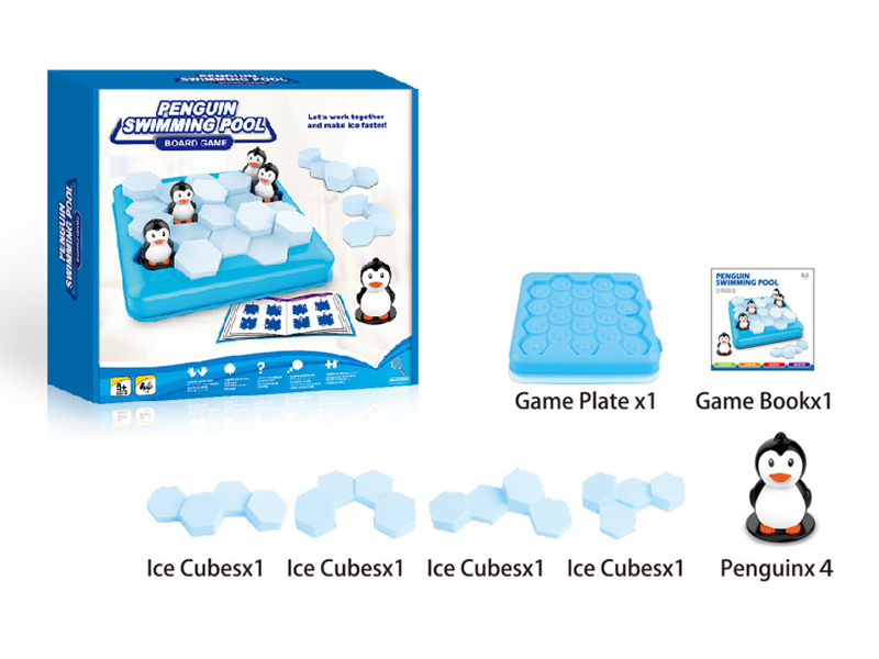 Penguin Swimming Pool Board Game