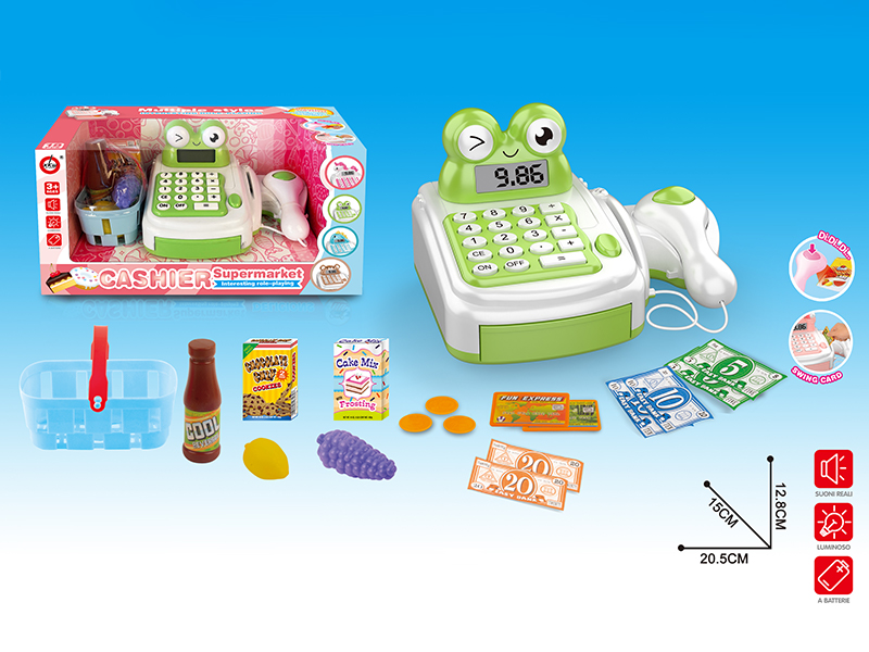 Frog Cash Register Toy Set