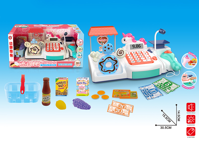 Pony Doughnuts Cash Register Toy Set
