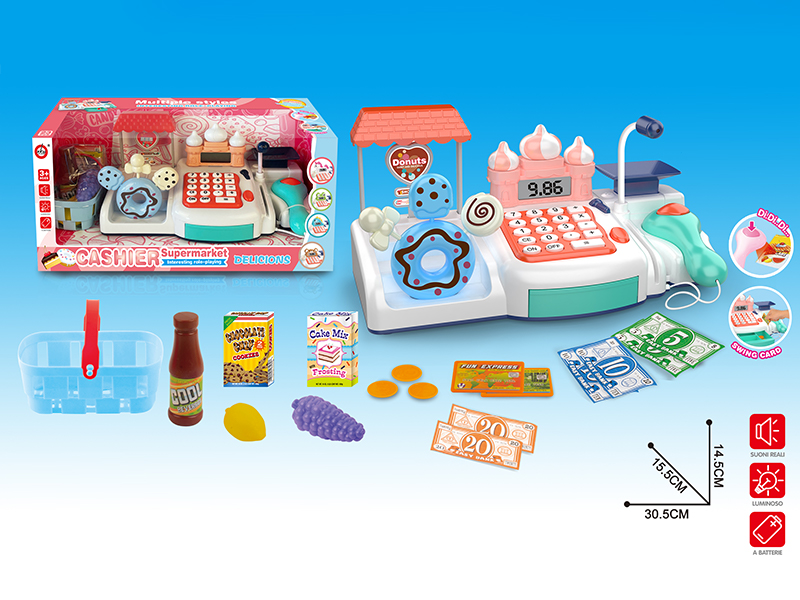 Castle Doughnuts Cash Register Toy Set