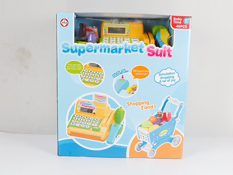 Handcart Cash Register Toy Set