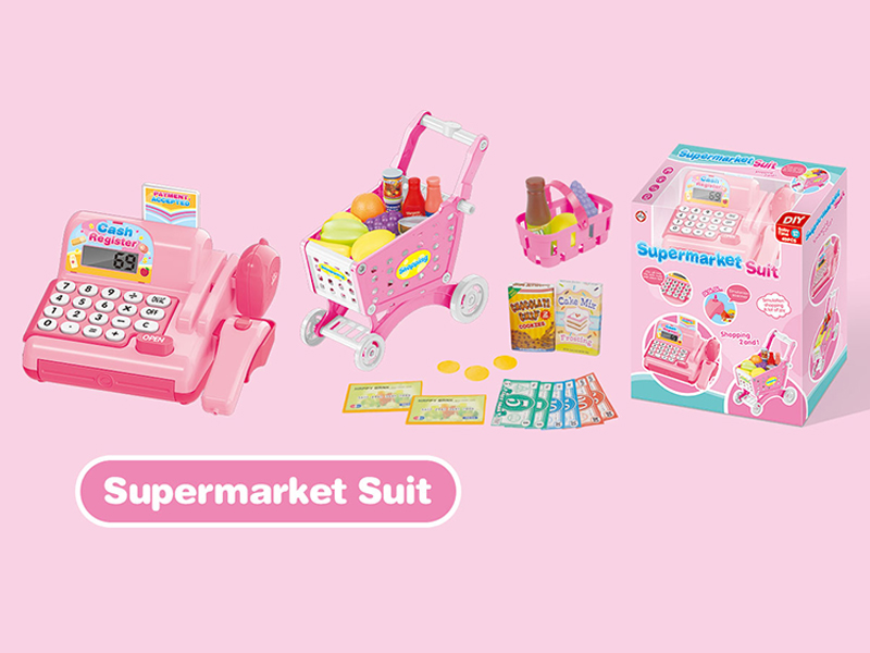 Handcart Cash Register Toy Set