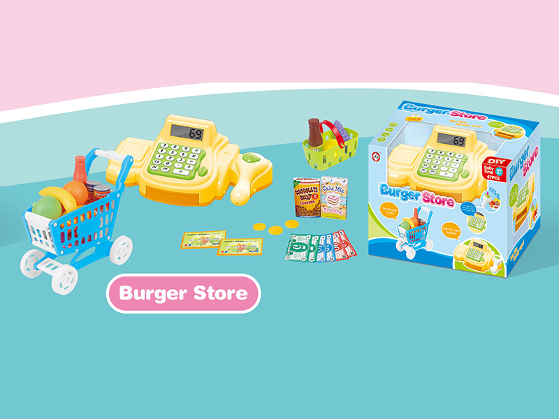 Handcart Cash Register Toy Set