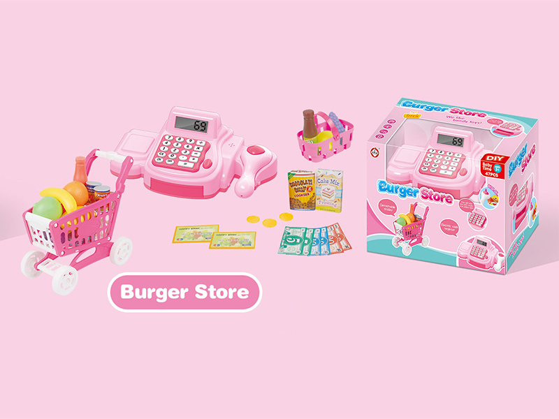 Handcart Cash Register Toy Set