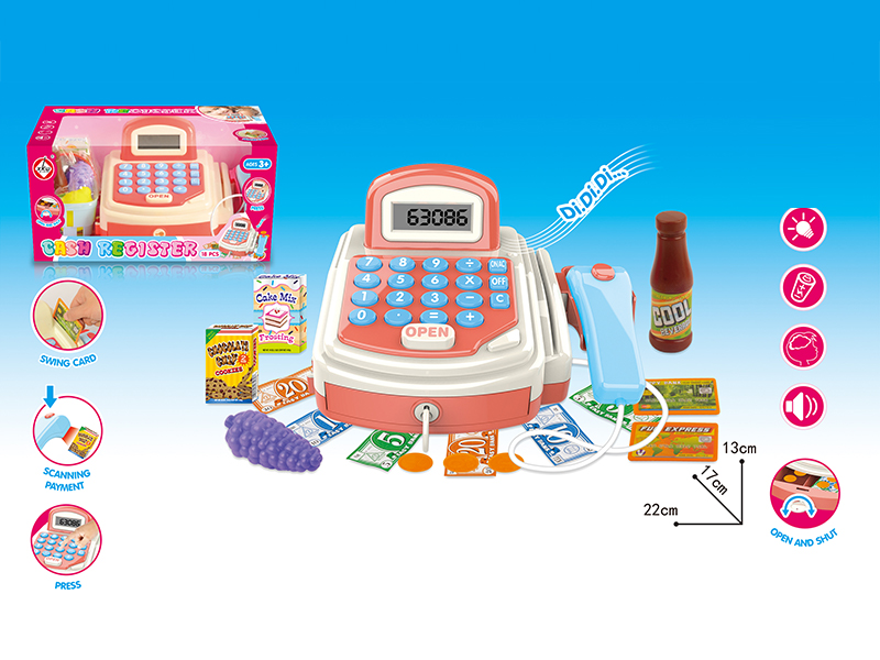 B/O Cash Register Toy Set