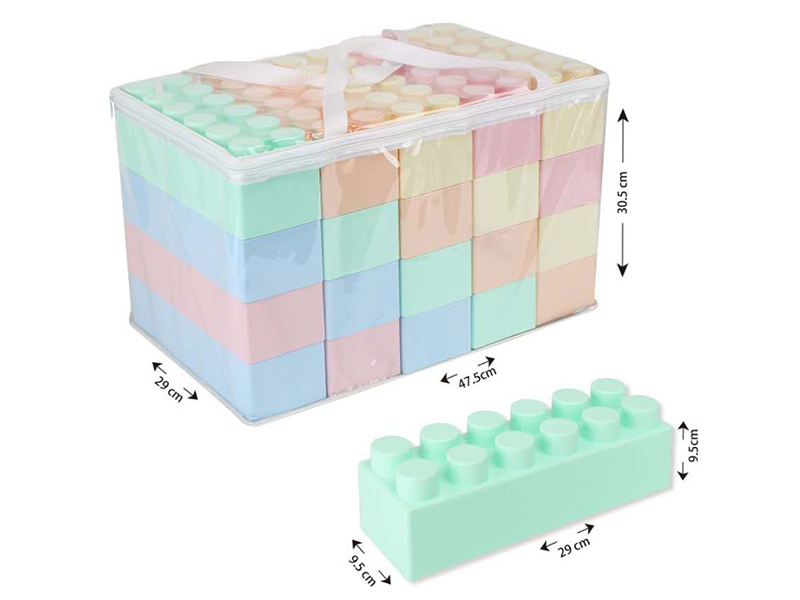 20pcs Macaroon Color Large Building Blocks