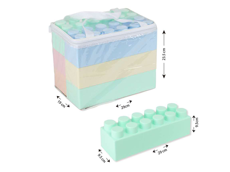 6pcs Macaroon Color Large Building Blocks