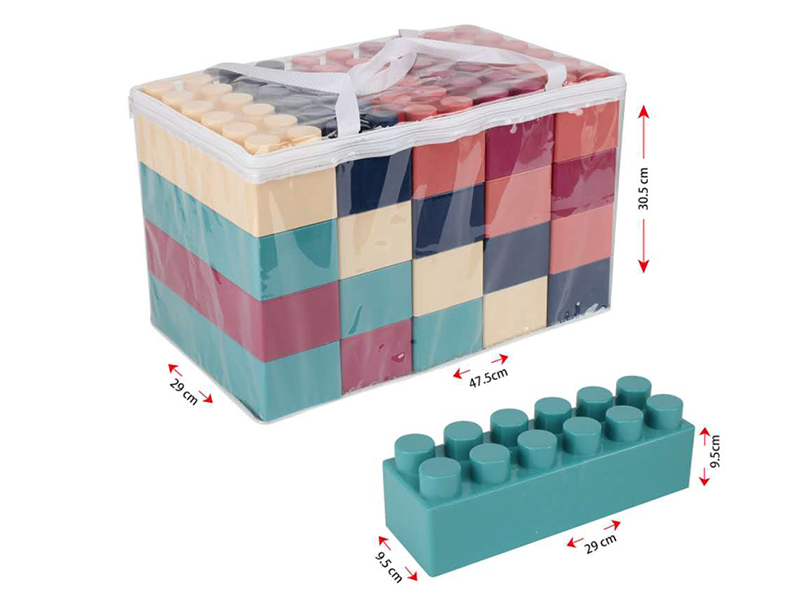 20pcs Nordic Color Large Building Blocks