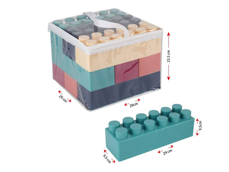 9pcs Nordic Color Large Building Blocks