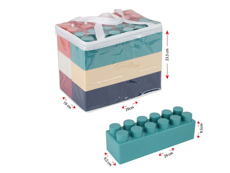 6pcs Nordic Color Large Building Blocks