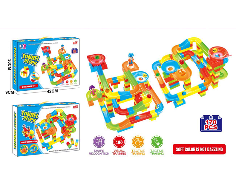 170pcs Track Building Blocks