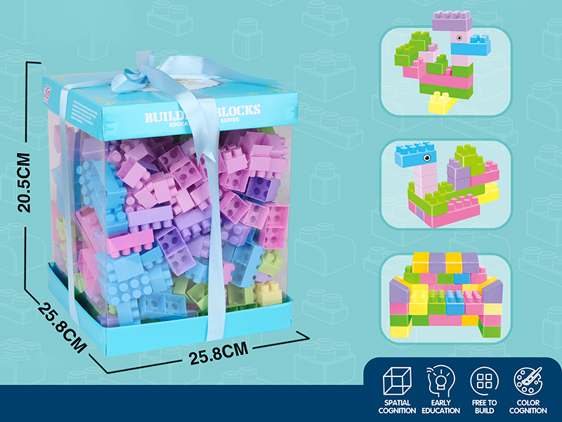260pcs Pink Building Blocks
