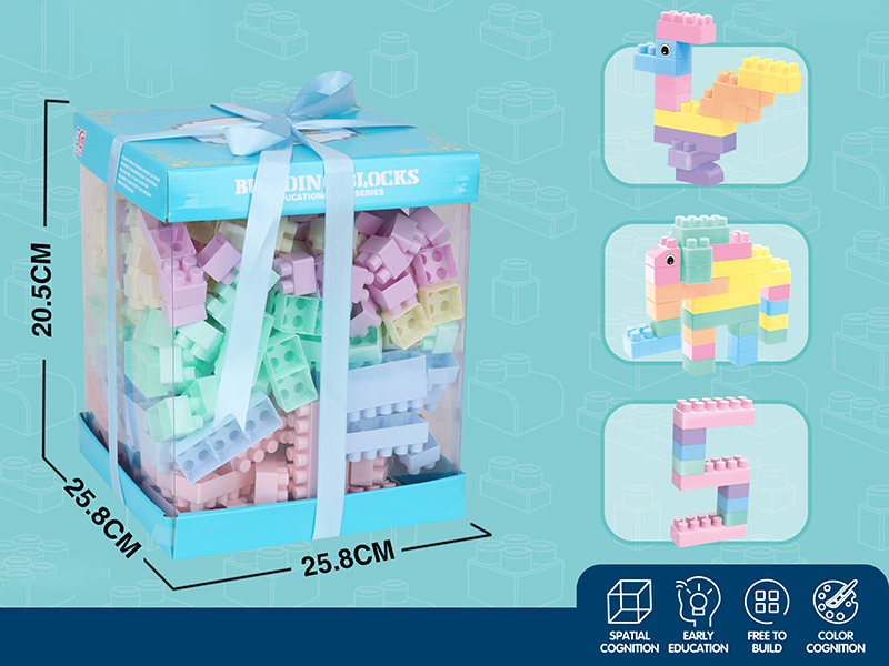 260pcs Macaroon Color Building Blocks