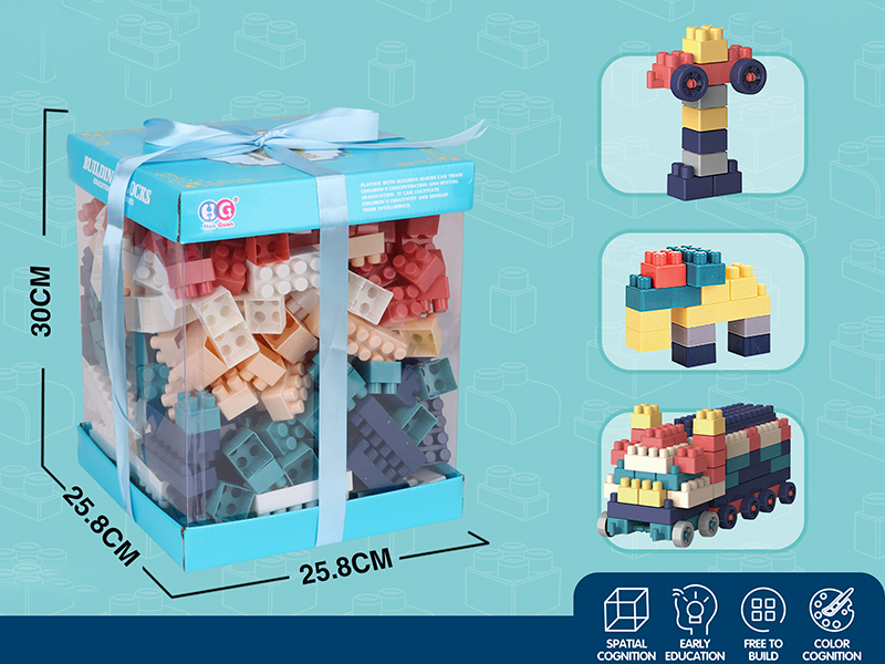 400PCS Nordic Color Building Blocks